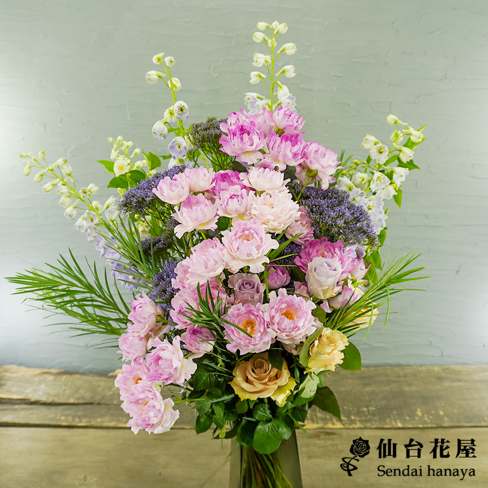 仙台花屋 宮城県仙台市 仙台の花屋 花 花束 当日配達 バラのフラワーベースセット 8 800円