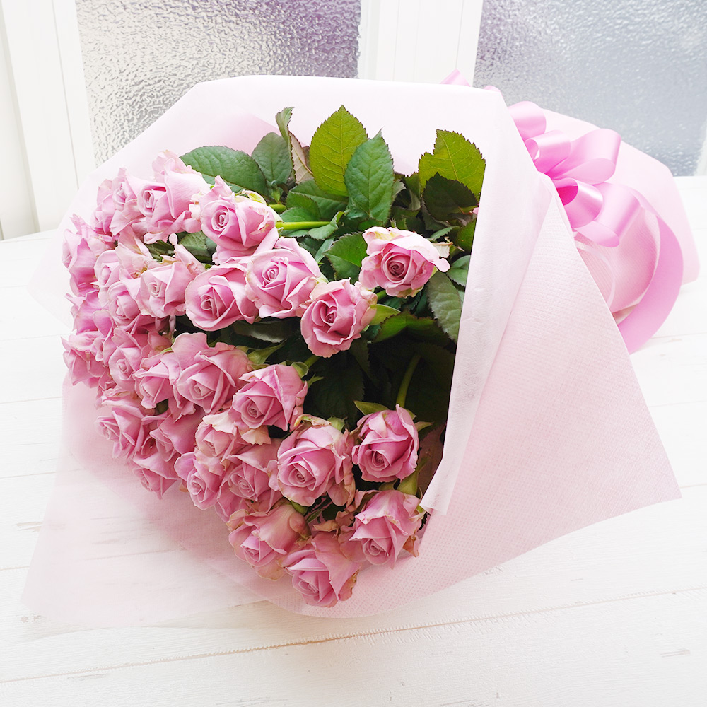 仙台花屋 宮城県仙台市 仙台の花屋 花 花束 当日配達 ピンクバラの花束 30本 11 000円
